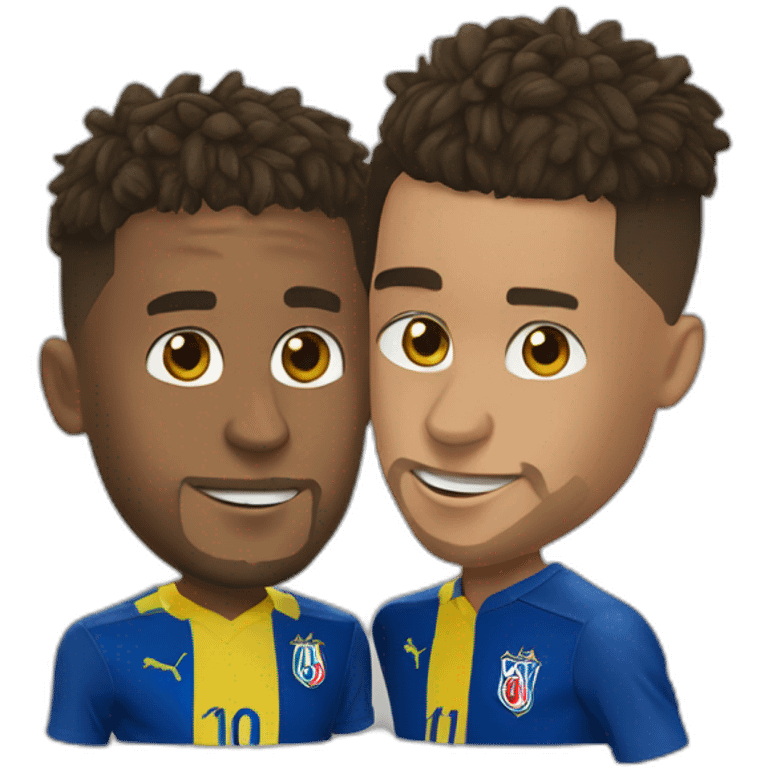 Neymar et mpabbe emoji