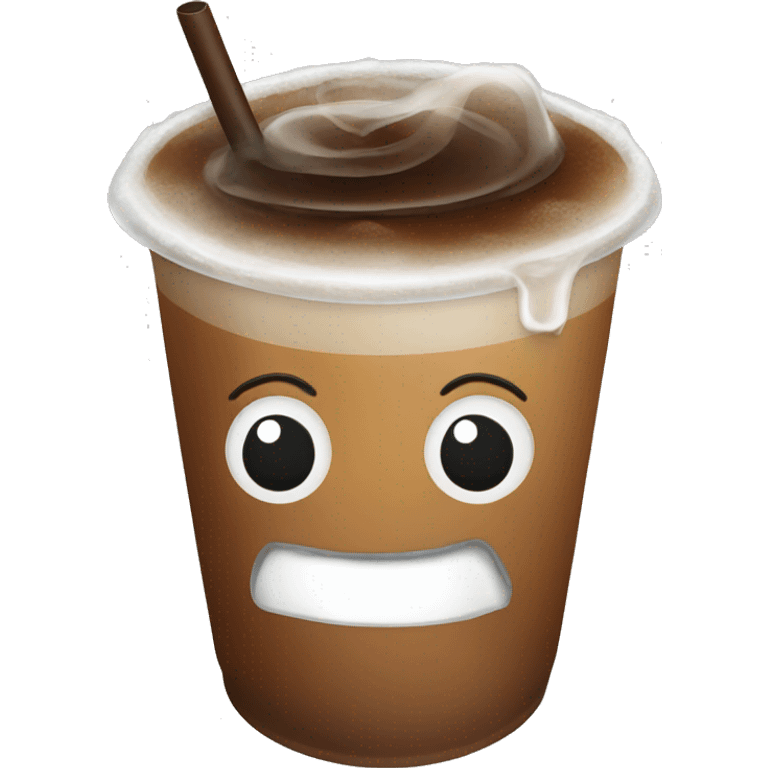 Iced coffe emoji