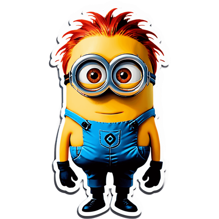 minion with red hair emoji