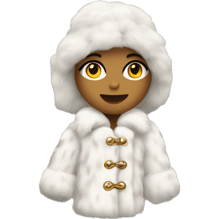 Chanel fur coat  emoji