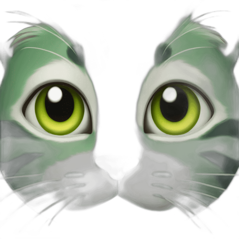 green cat face emoji