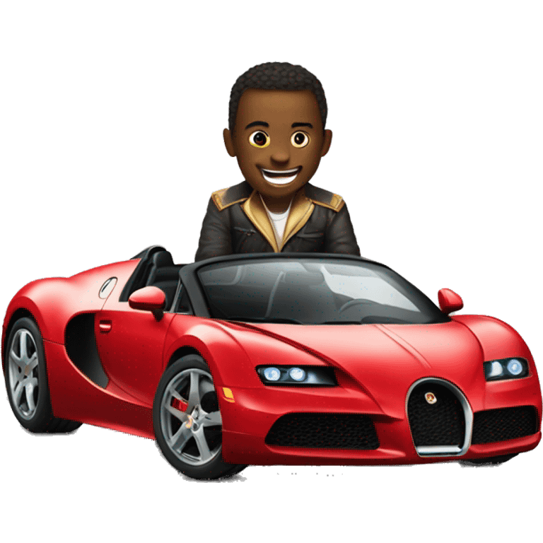 The buggati that the child rides emoji