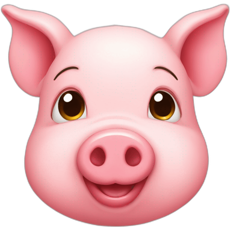 Cute pig emoji