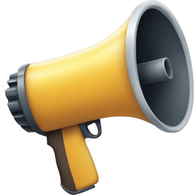 weapon-shaped megaphone emoji