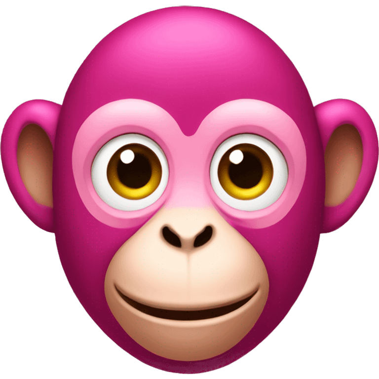 pink monkey emoji