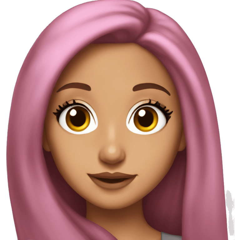 Ariana Grande portrait  emoji