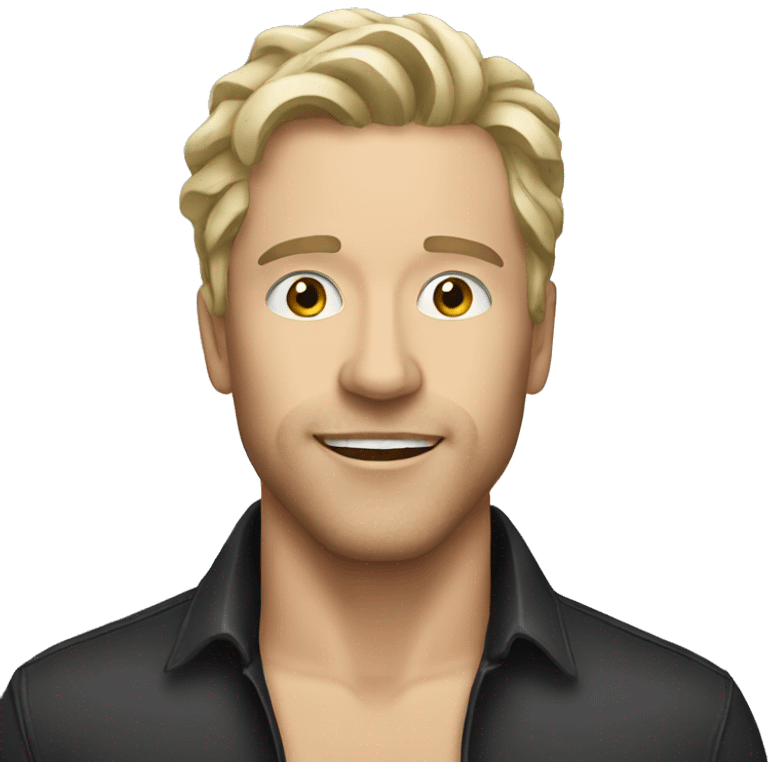 singer white man emoji