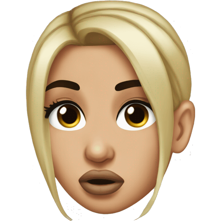 kim Kardashian crying with one ear ring￼ emoji