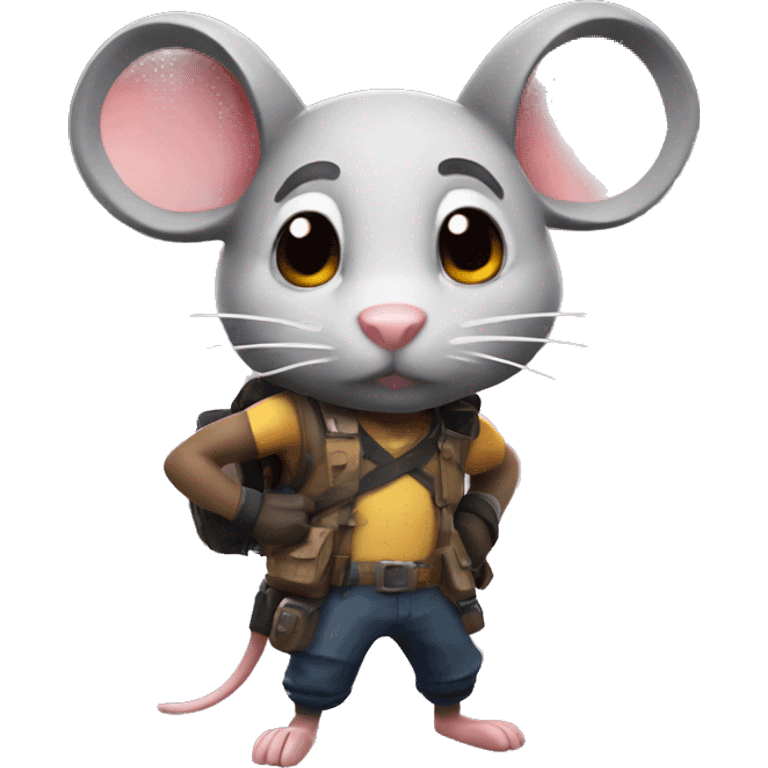 Mouse as Fortnite skin emoji