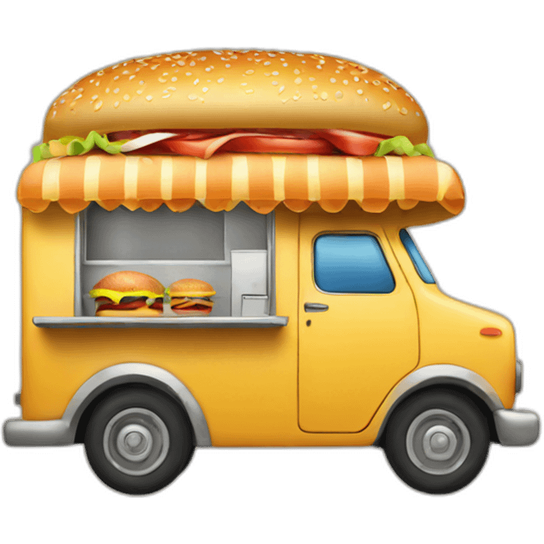 burger truck emoji