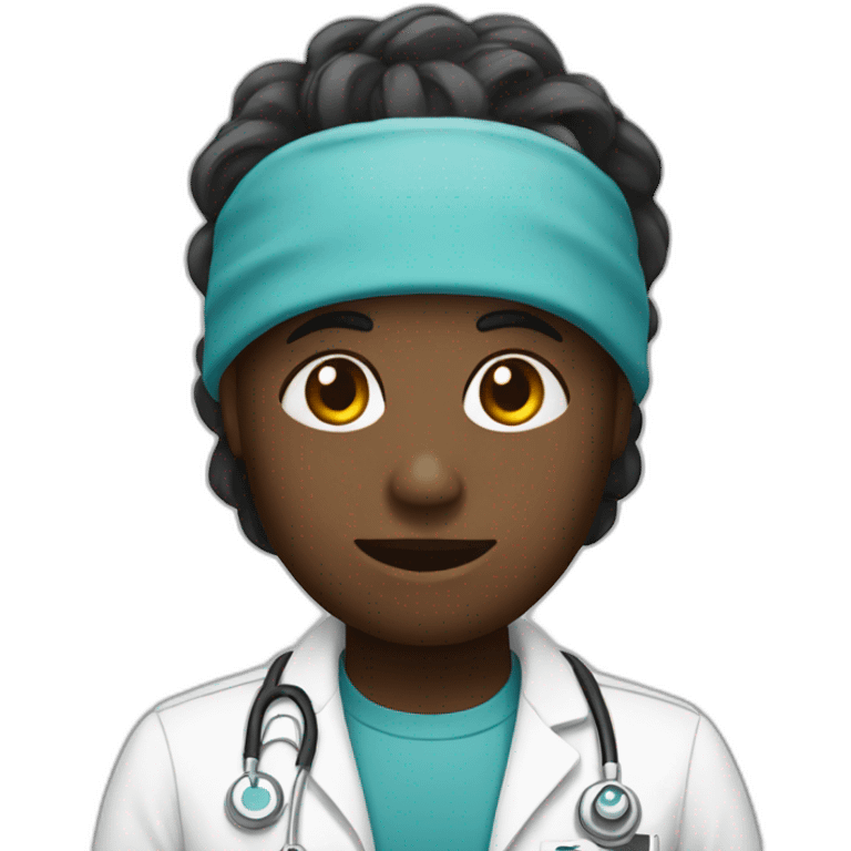 Un noire a l'hôpital emoji