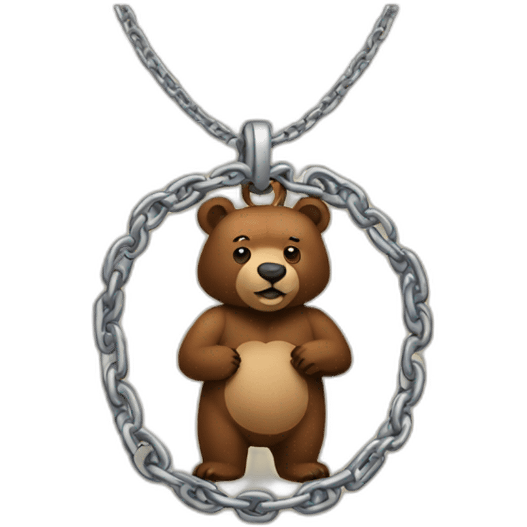 bear-chain emoji