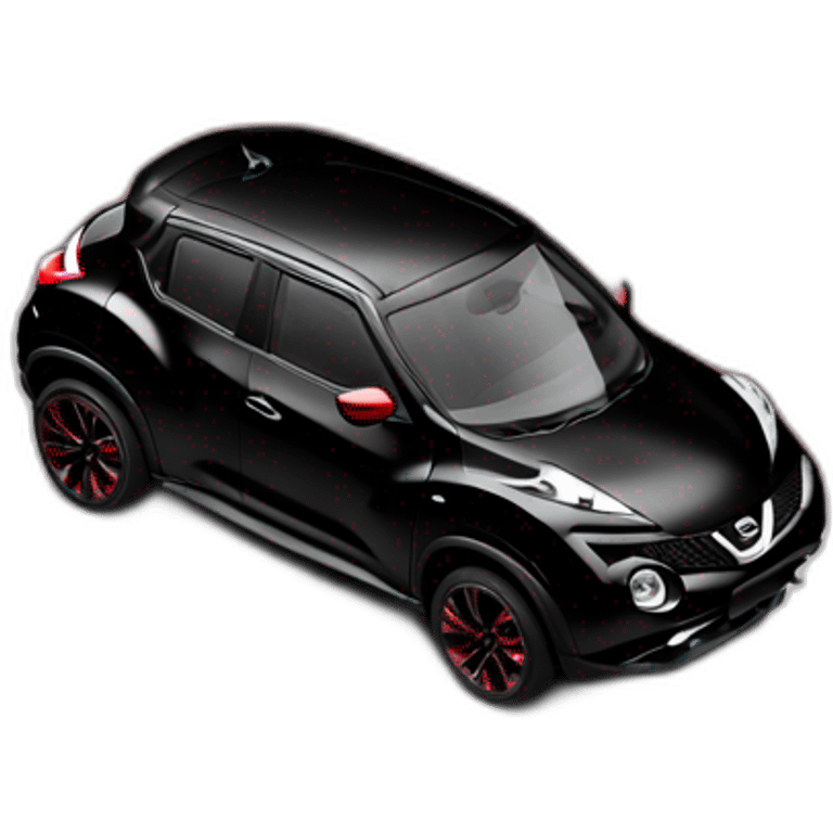 nissan juke noir retro rouge emoji