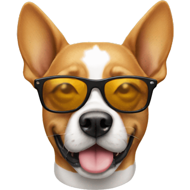 dog with sunglasses  emoji