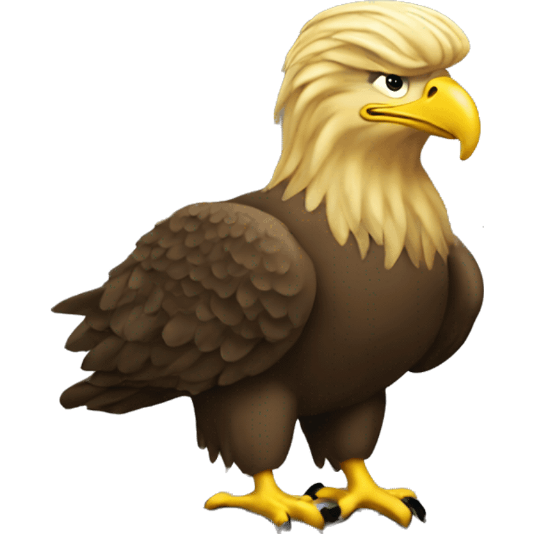 trump on eagle  emoji