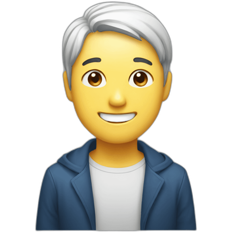 Smiling Korean emoji