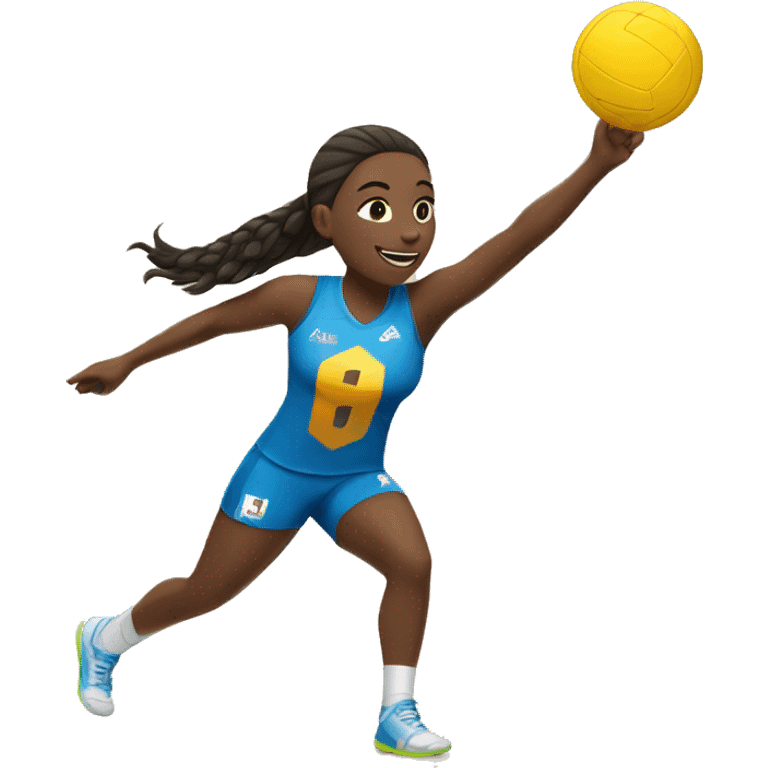 summer olympics girl playing volleyball emoji