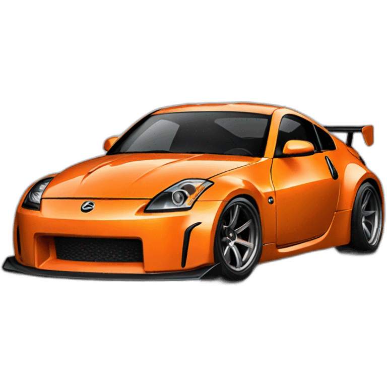 350z drift tuning orange emoji