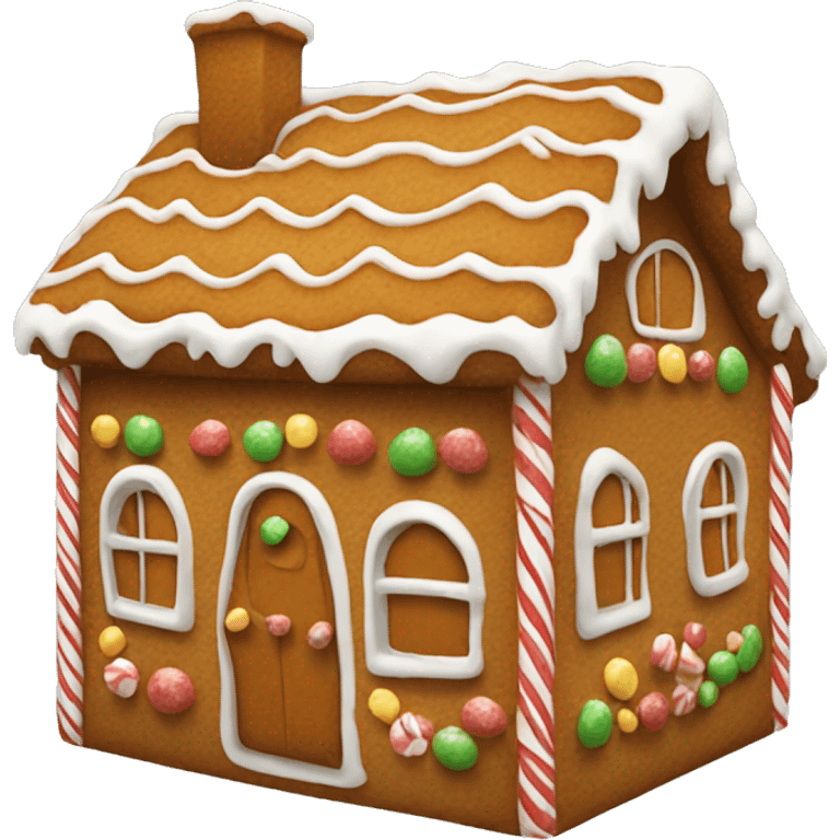 Ginger bread house emoji