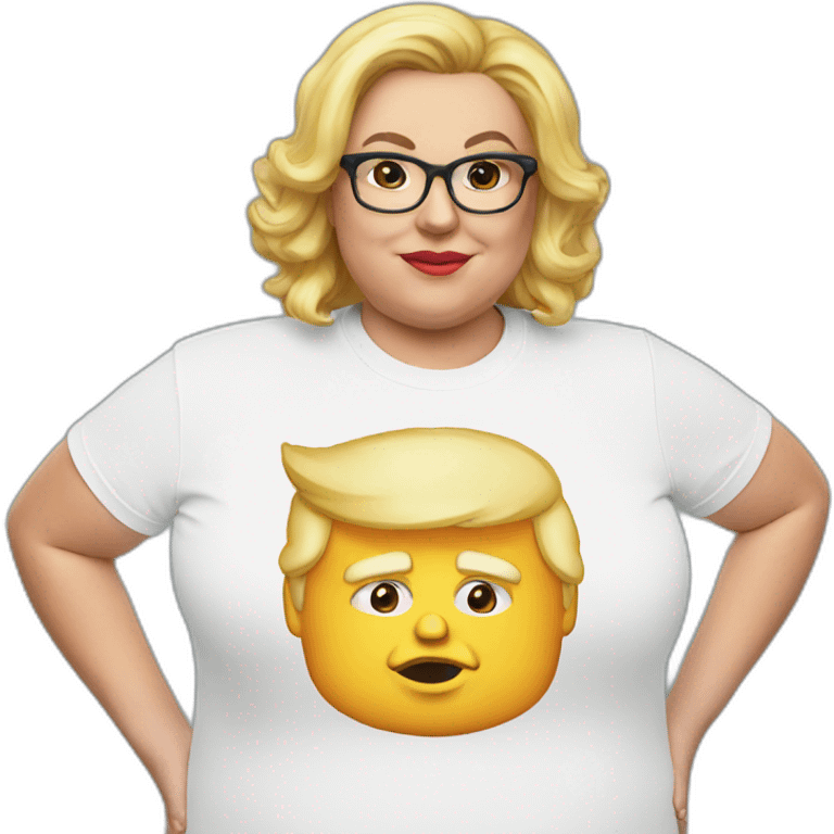 fat trump mix shirt emoji