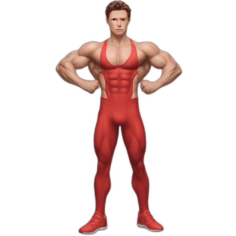 Tom Holland bodybuilder suits emoji