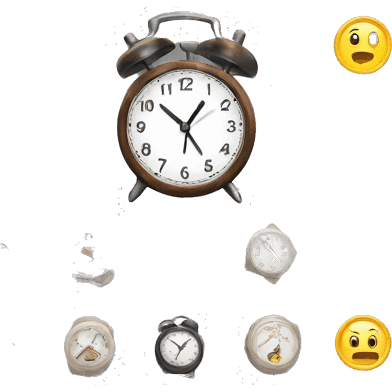 Clock in emoji