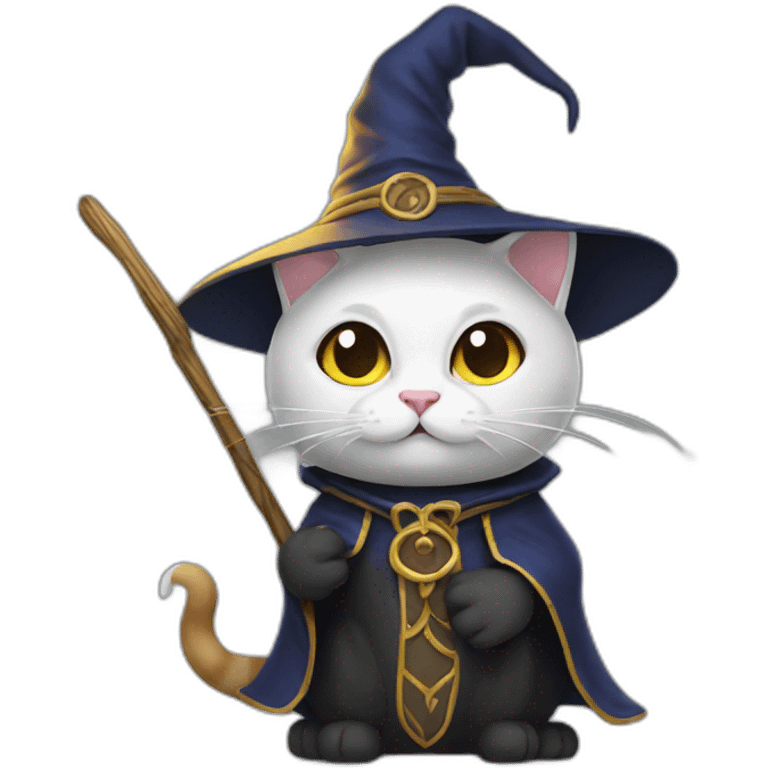 cat wizard emoji