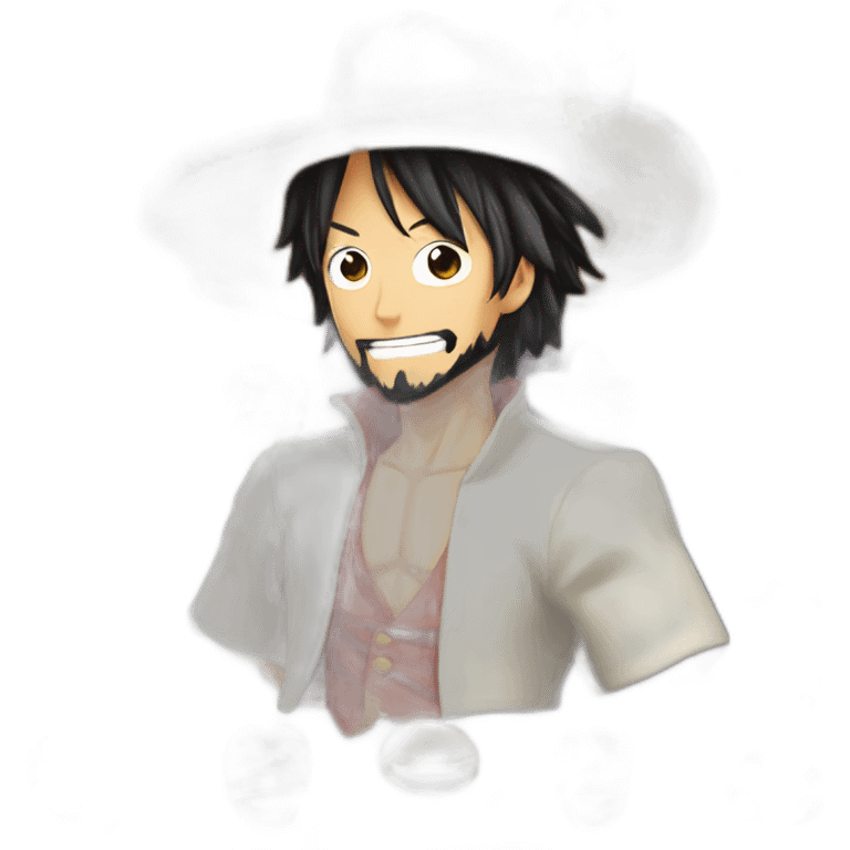 Solo el sombrero de joy boy de onepiece emoji