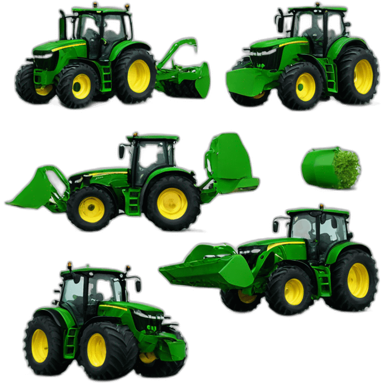 Tracteur John deere 8r emoji