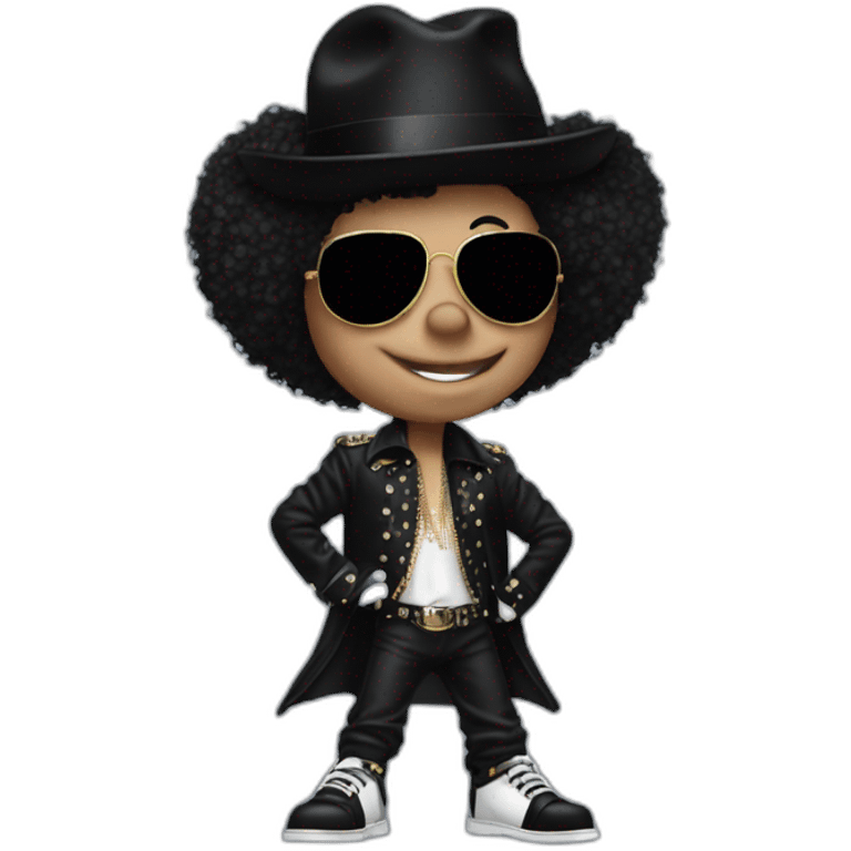 Micky Mouse as Micheal Jackson emoji