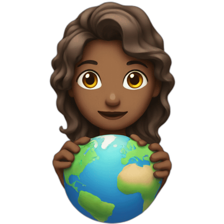 Earth love emoji