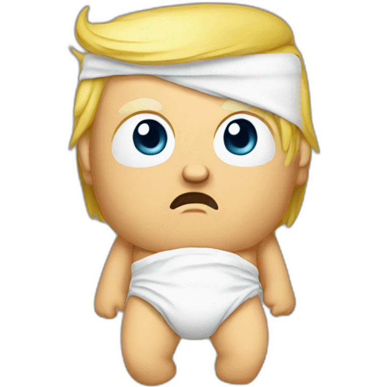 trump in diaper emoji