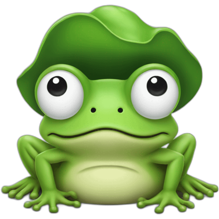 mr frog is canadian emoji