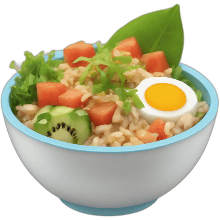 poke bowl emoji