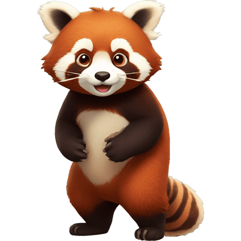 Red Panda qui joue emoji