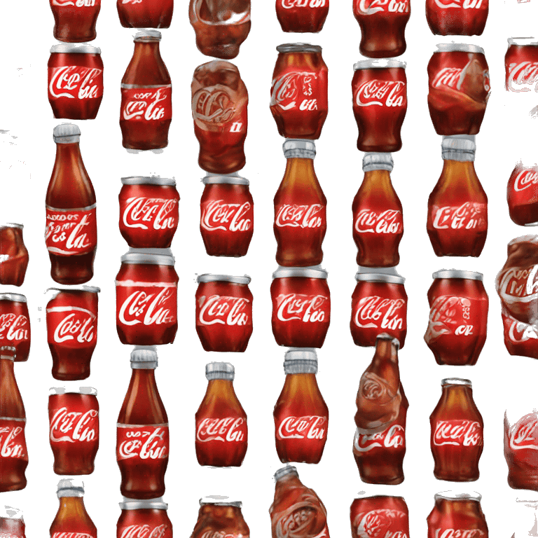 Coca-cola with teeth emoji