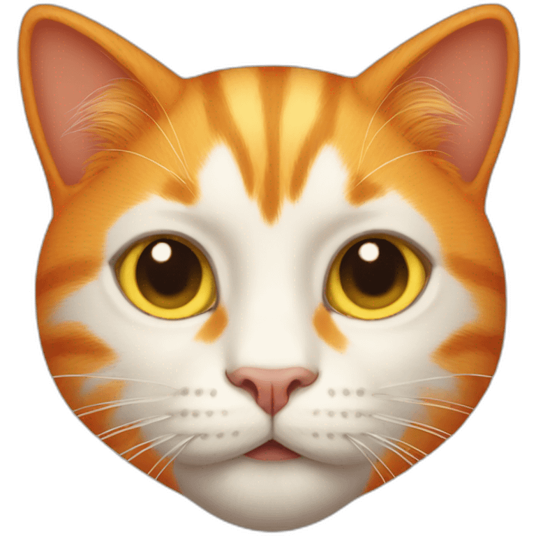 orange cat king emoji