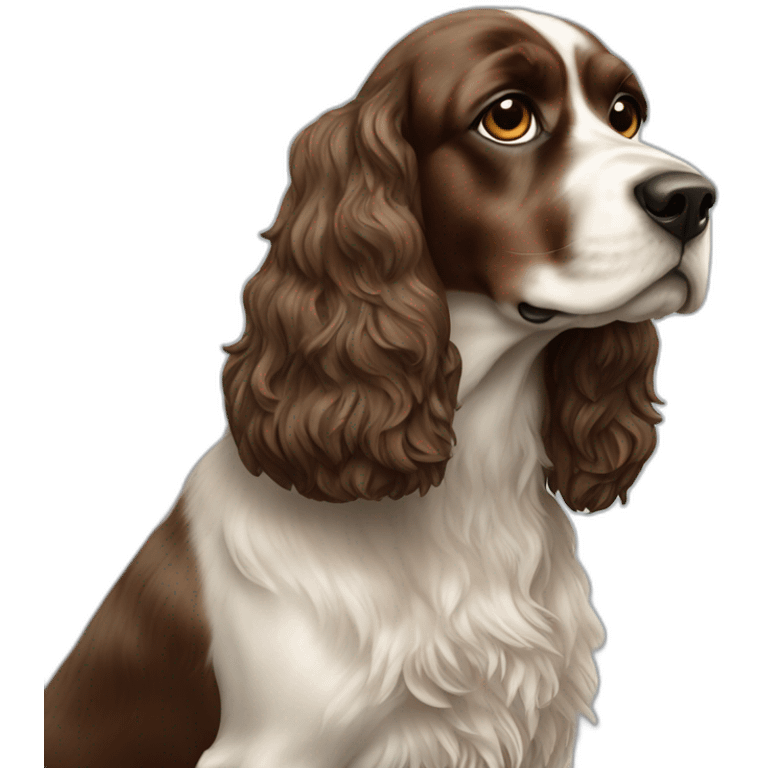 cavaler spaniel dog emoji