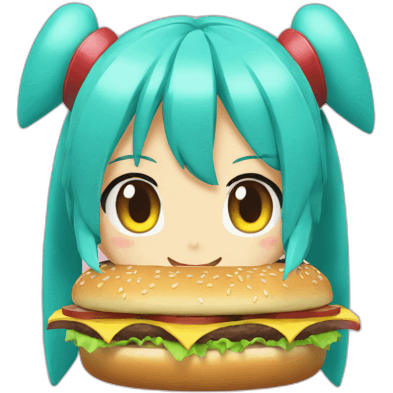 hatsune-miku-on-hamburger emoji