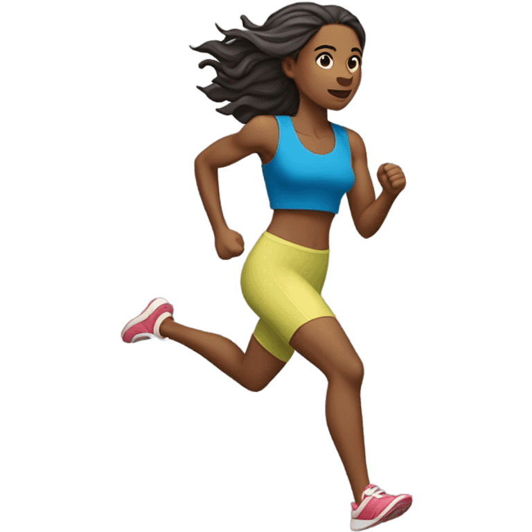 lady running emoji