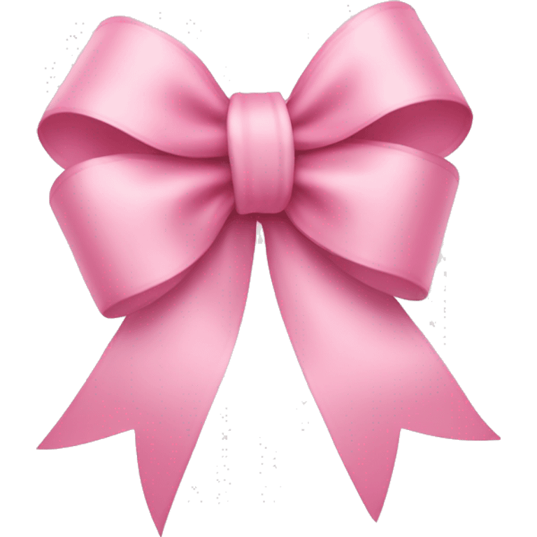 light pink ribbon bow emoji