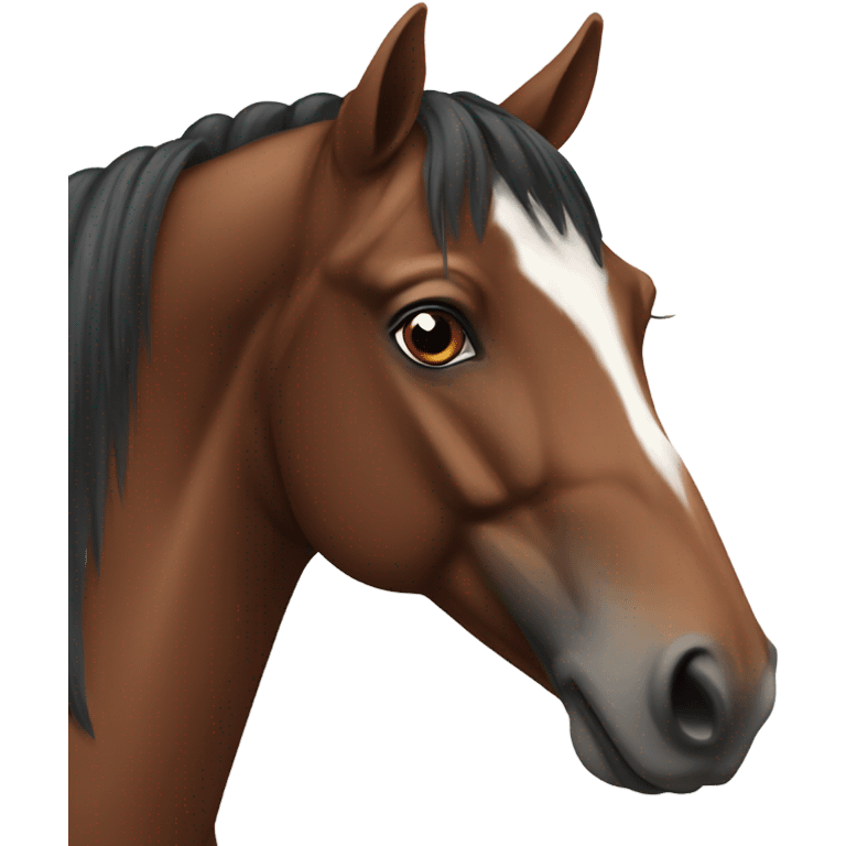 Bay horse emoji