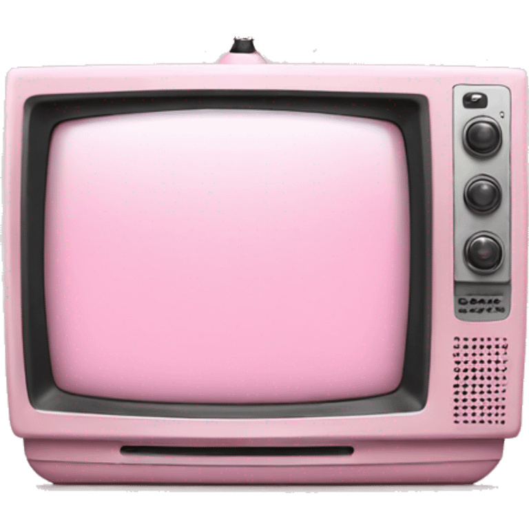 Light pink tv emoji