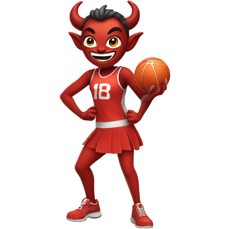 Netball devil emoji