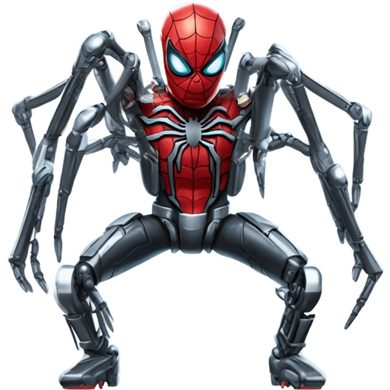 Robot spiderman terminator  emoji