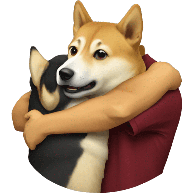 elon mush hug doge coin emoji