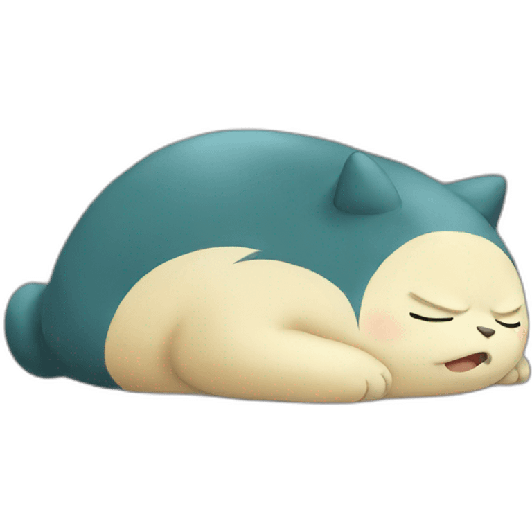 Snorlax sleeping emoji