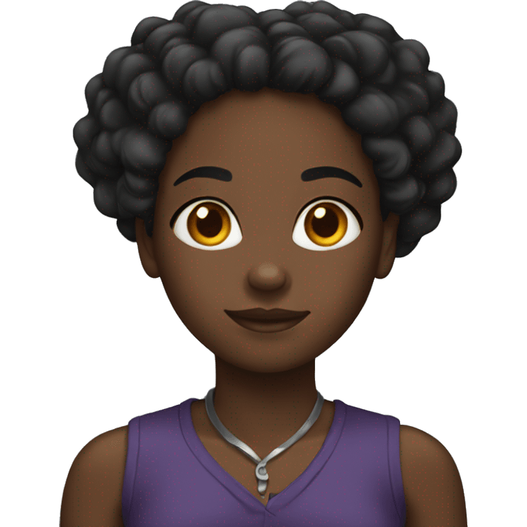 Black girl emoji