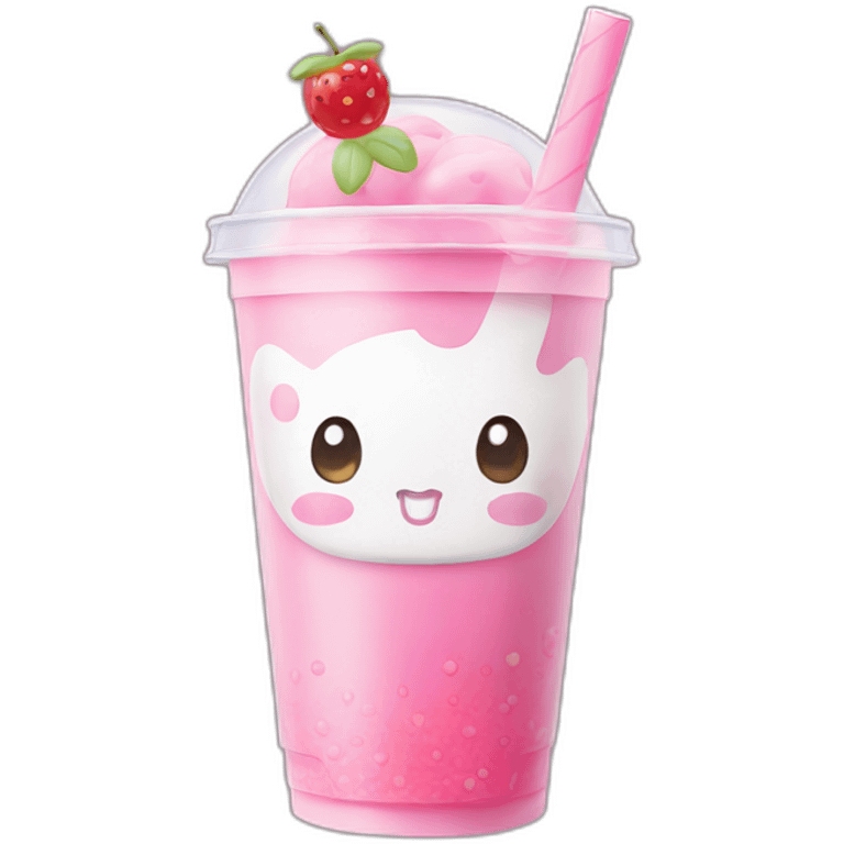 My melody bubble tea emoji