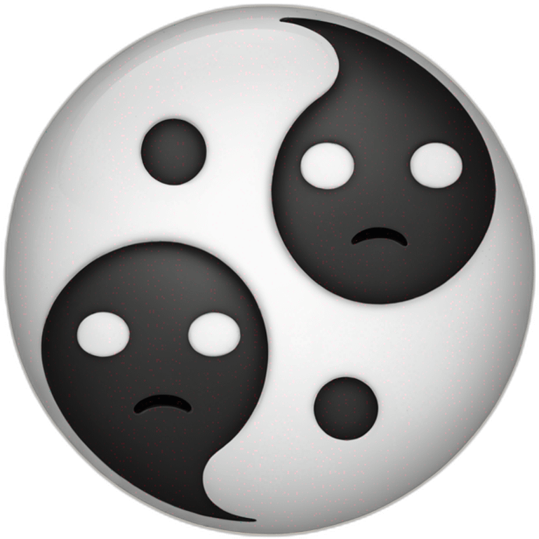 ying yang emoji